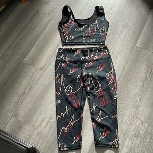 Beverly Beach by Dorit  2 piece athletic outfit size medium